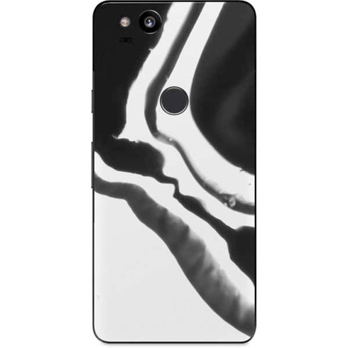 Black Marble Ink Google Pixel 2 Skin